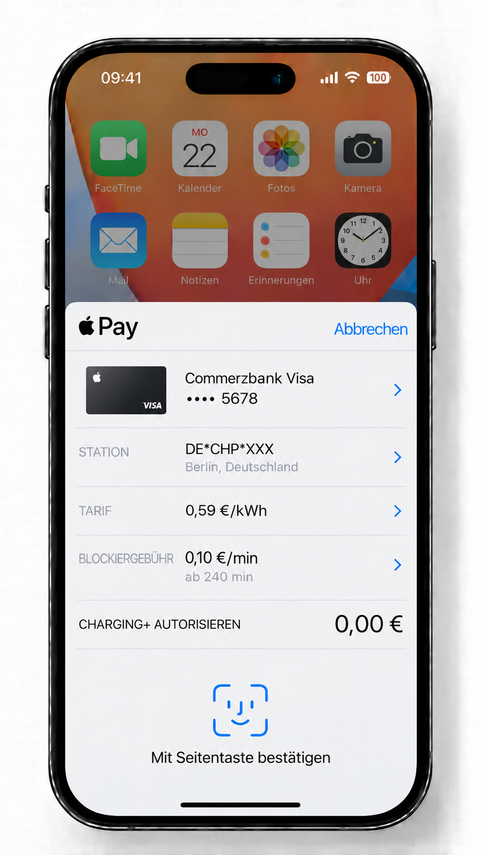 App Clip — Zahlung & Ladevorgang